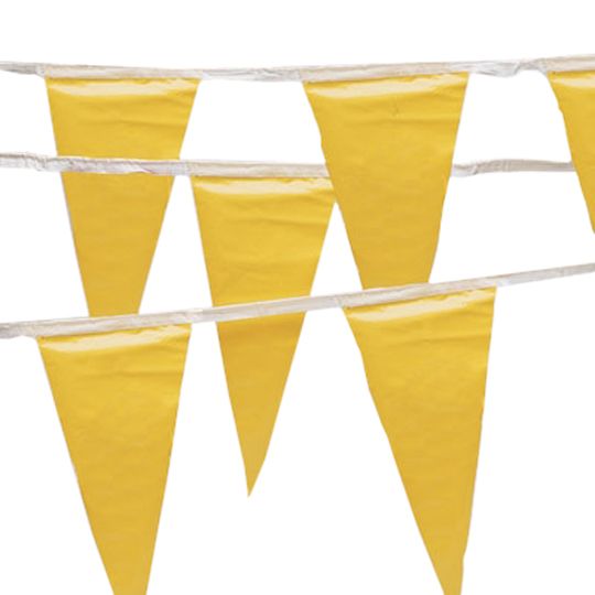 Generic OSHA Perimeter Flags Yellow