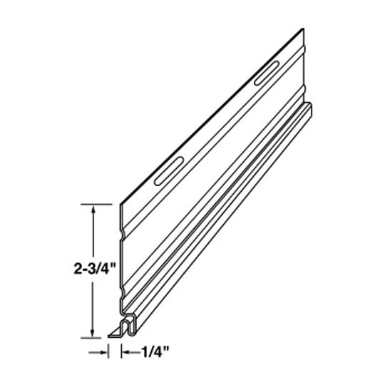 Mastic 1/4" x 12-1/2' Vinyl Starter Strip