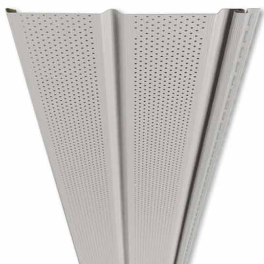 Mastic Universal Double 5" Ventilated Vinyl Soffit Panel Cameo