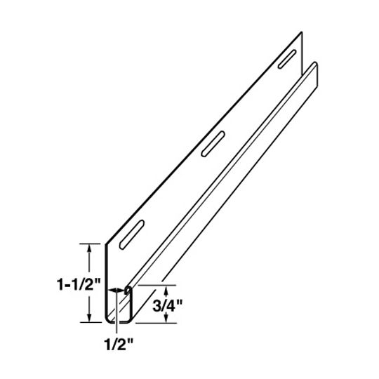 Mastic 1/2" Vinyl Soffit J-Channel Wicker