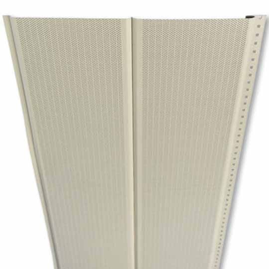 Mastic Endurance Double 6" Perforated V-Groove Aluminum Soffit Panel Musket Brown