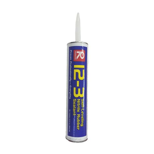 The Ruscoe Company G12-3 Self-Leveling Nitrile Rubber Sealant - 10.3 Oz. Tube Aluminum