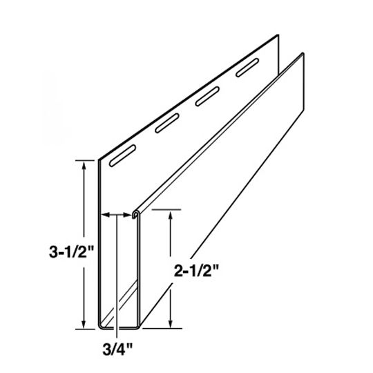 Mastic 2-1/2" x 3/4" Wide Window Casing Trim White