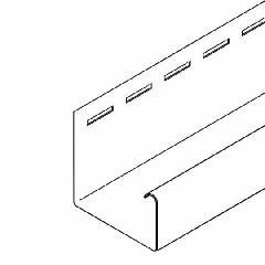 KP Building Products 5/8" x 12'6" J-Channel