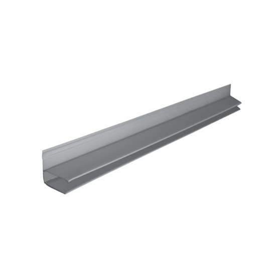 Quality Edge .019" x 3/8" x 12' Aluminum F-Channel White (280)