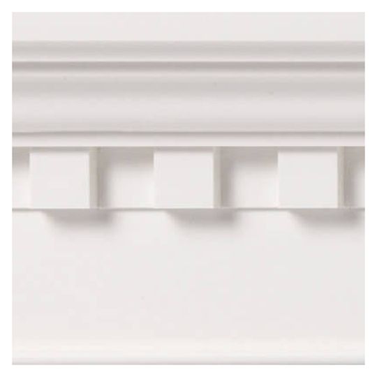 Mastic 60" Dentil Strip Paintable White