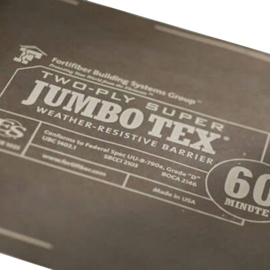 Fortifiber Two-Ply Super Jumbo Tex&reg; 60 min Weather-Resistive Barrier