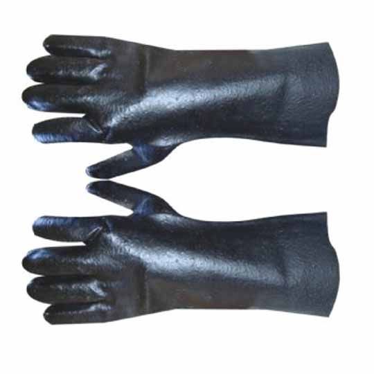 C&R Manufacturing 14" PVC Pair Gloves Black