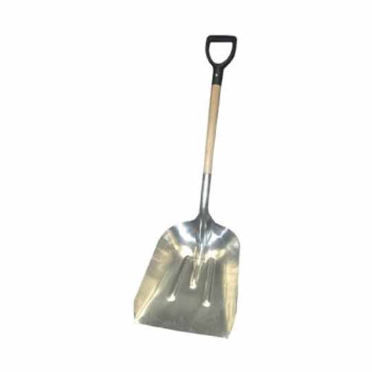 C&R Manufacturing #10 Aluminum Scoop Shovel with Wood D-Handle