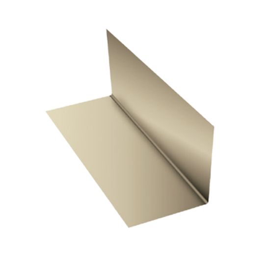 Metal Sales 3" x 4" x 7" Bent Aluminum Step Flashing - Sold Individually White