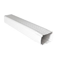 Quality Edge .019" x 2" x 3" x 10' Gutter Downspout