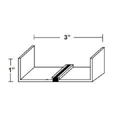 Elite Aluminum 3" x 25' Thermally Broken H-Beam