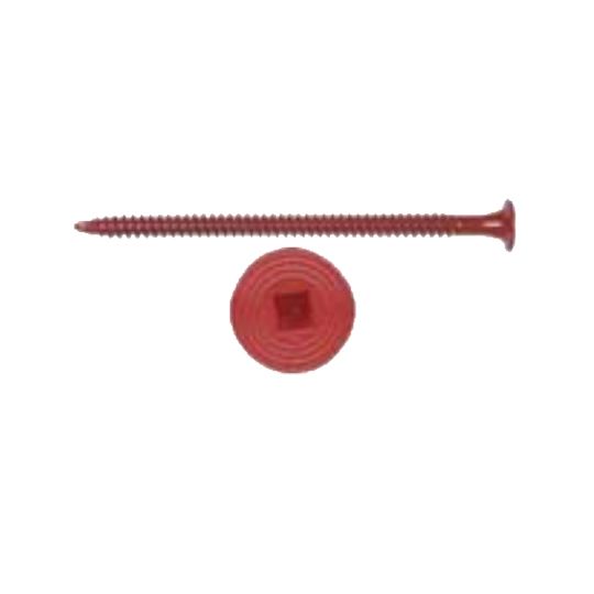 Elevate 3.5" Heavy-Duty (HD) HailGard&trade; Fastener Pail of 1,000 Red