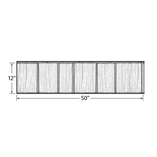 Edco Products 12" x 50" 28 Gauge ArrowLine&reg; Slate Steel Roofing Classic Red