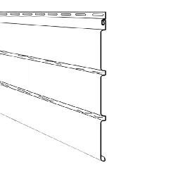 KP Building Products 12" Norman Rockwell Solid Matte Triple 4" Vinyl Soffit