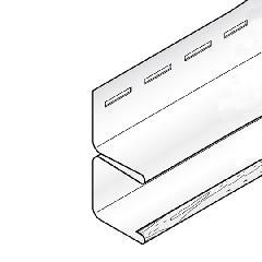 KP Building Products 3/4" x 12'6" F-Channel