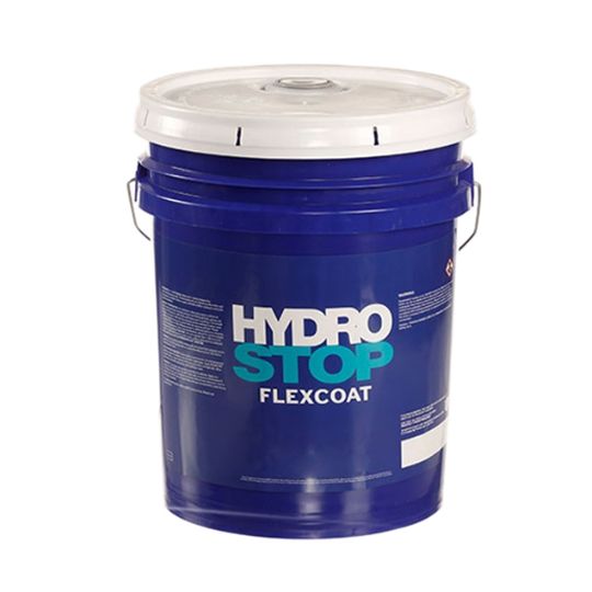 HydroStop FlexCoat Wall Coating - 5 Gallon Pail White Base