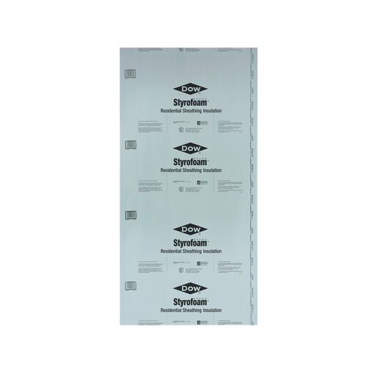 DOW 1/2" x 4' x 8' Styrofoam&trade; Residential Sheathing