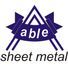 Able Sheet Metal 28 Gauge x 3" x 3" Roof Edge