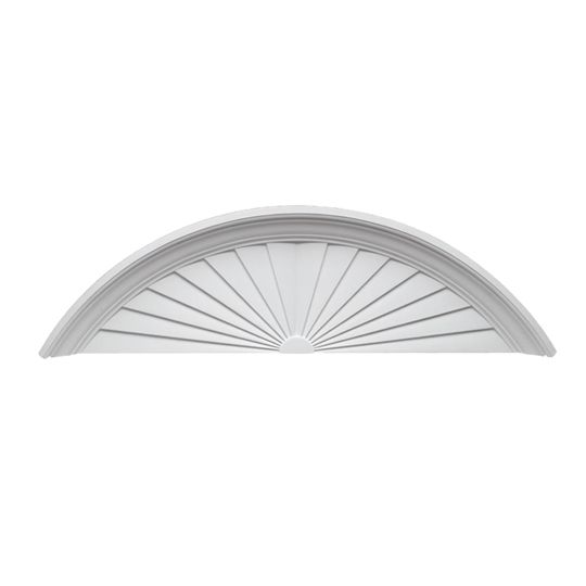 Fypon Molded Millwork SP86 Sunburst Pediment