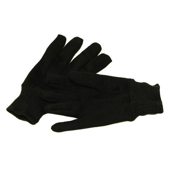 AJC Tools & Equipment Brown Jersey Gloves