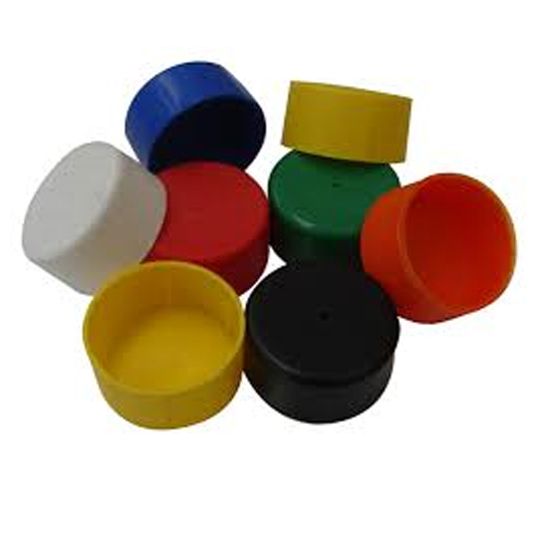 Berger Building Products Plastic Tube End Caps Black