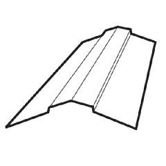 American Building Components Plain Ridge Cap