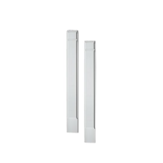 Fypon Molded Millwork 7" x 90" Plain Pilaster Molded with Plinth