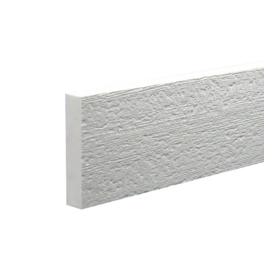 CertainTeed Siding 1" x 10" x 12' Restoration Millwork&reg; Trimboard TrueTexture&trade; - Woodgrain/Smooth Natural White