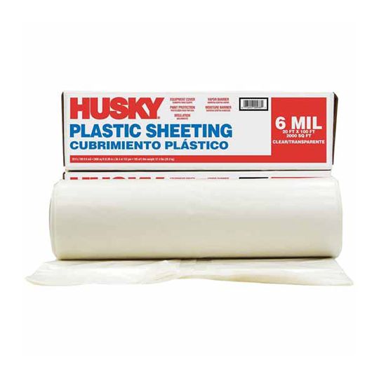 Poly-America 6 mil x 20' x 100' Polyethylene Sheeting