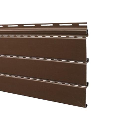 Mitten Building Products Equinox Triple 3-1/2" Vinyl Soffit Musket Brown