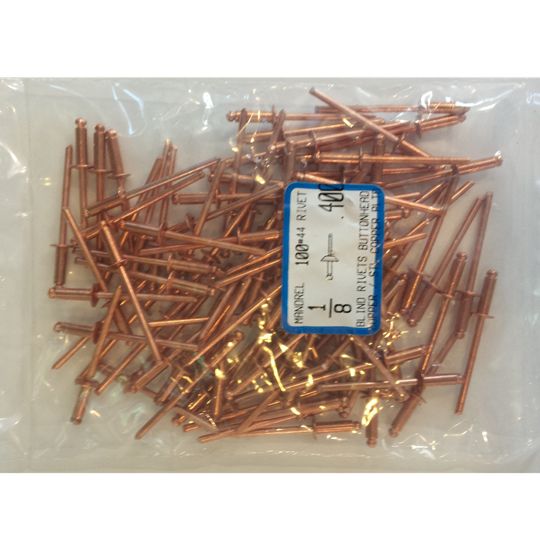 Generic #42 Copper Rivets - Bag of 100