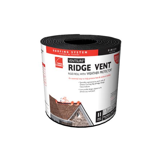 Owens Corning 11" x 20' VentSure&reg; Rigid Roll Ridge Vents