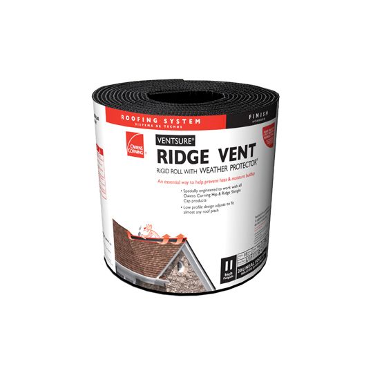 Owens Corning 9" x 20' VentSure&reg; Rigid Roll Ridge Vents