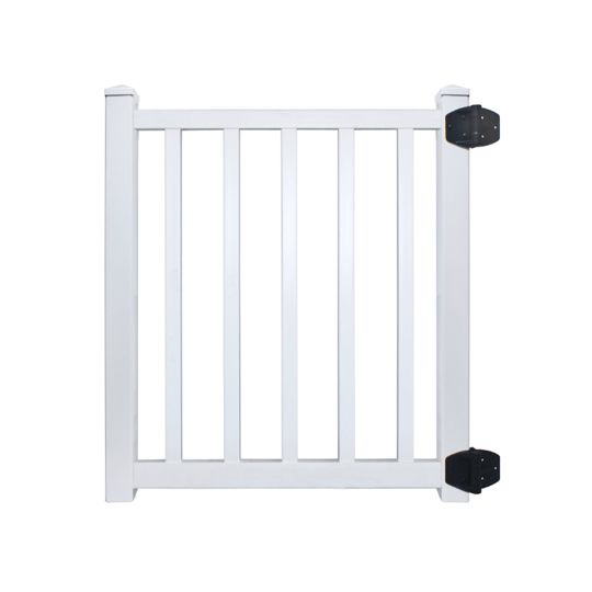 Fairway Building Products V210 Vinyl Railing Gate with 34" Square Balusters White