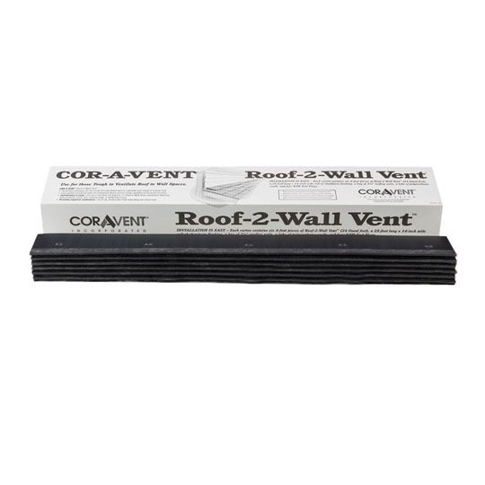 Cor-A-Vent Roof-2-Wall Vent&trade; - 24 Lin. Ft. Box