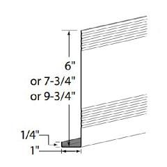 Edco Products 8" Steel Fascia Woodgrain - PVC Finish