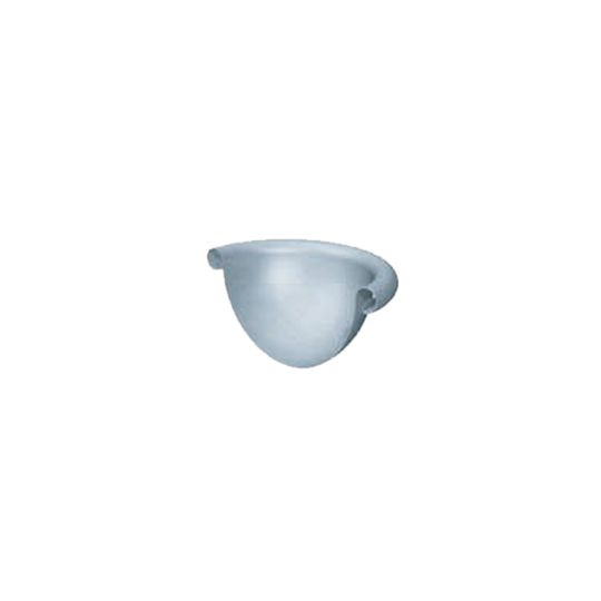 Rheinzink 6" Half Round Spherical End Cap