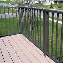 Poly Rail 6' x 36" Westbury&reg; Aluminum Railing - Stair Section