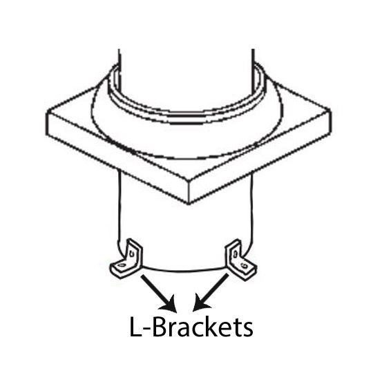 Superior Aluminum L-Brackets - Bag of 4