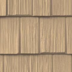 CertainTeed Siding Northwoods&reg; Single 9" Staggered Rough-Split Vinyl...