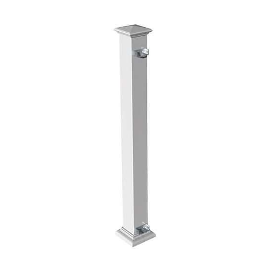 RDI Railing Dynamics Titan Pro End-Post Assembly for 36" High Railings White