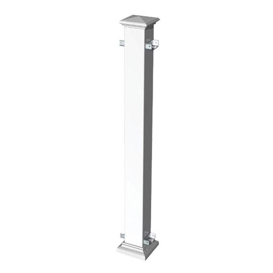 RDI Railing Dynamics Titan Pro Mid-Post Assembly for 36" High Railings White