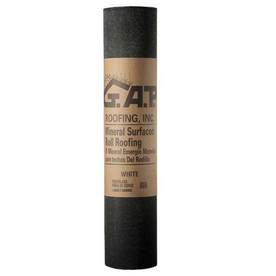 G.A.P Roofing Fiberglass #90 Mineral Surfaced Roll Roofing Felt Weatherwood