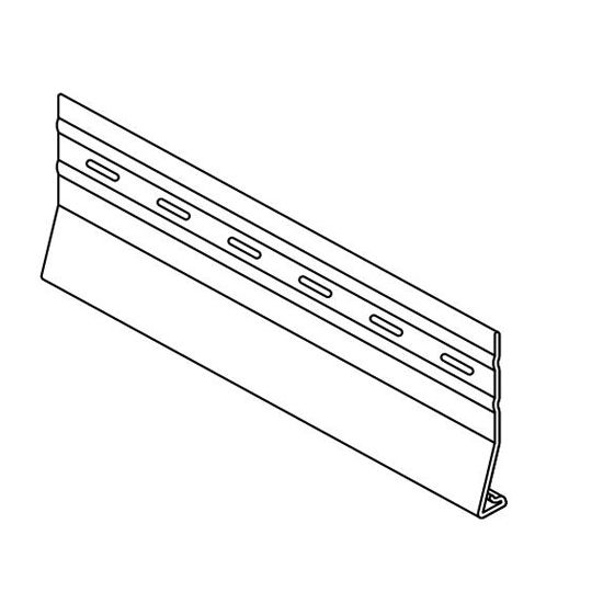 Klauer Manufacturing Company 30 Gauge x 3-1/2" #2192 Steel Siding Starter Strip Off-White