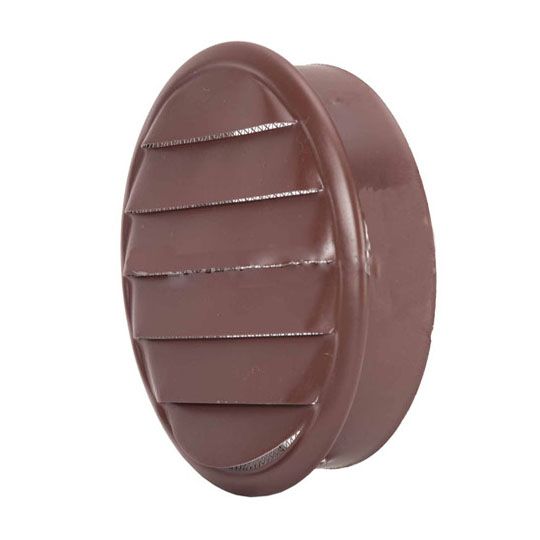 Lomanco 4-1/2" Round Cirk-L-Vent Brown