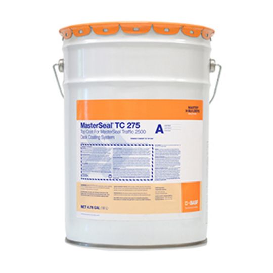 BASF MasterSeal&reg; 275 Waterproofing Top Coat Kit - 4.78 Gallon Pail Charcoal Grey