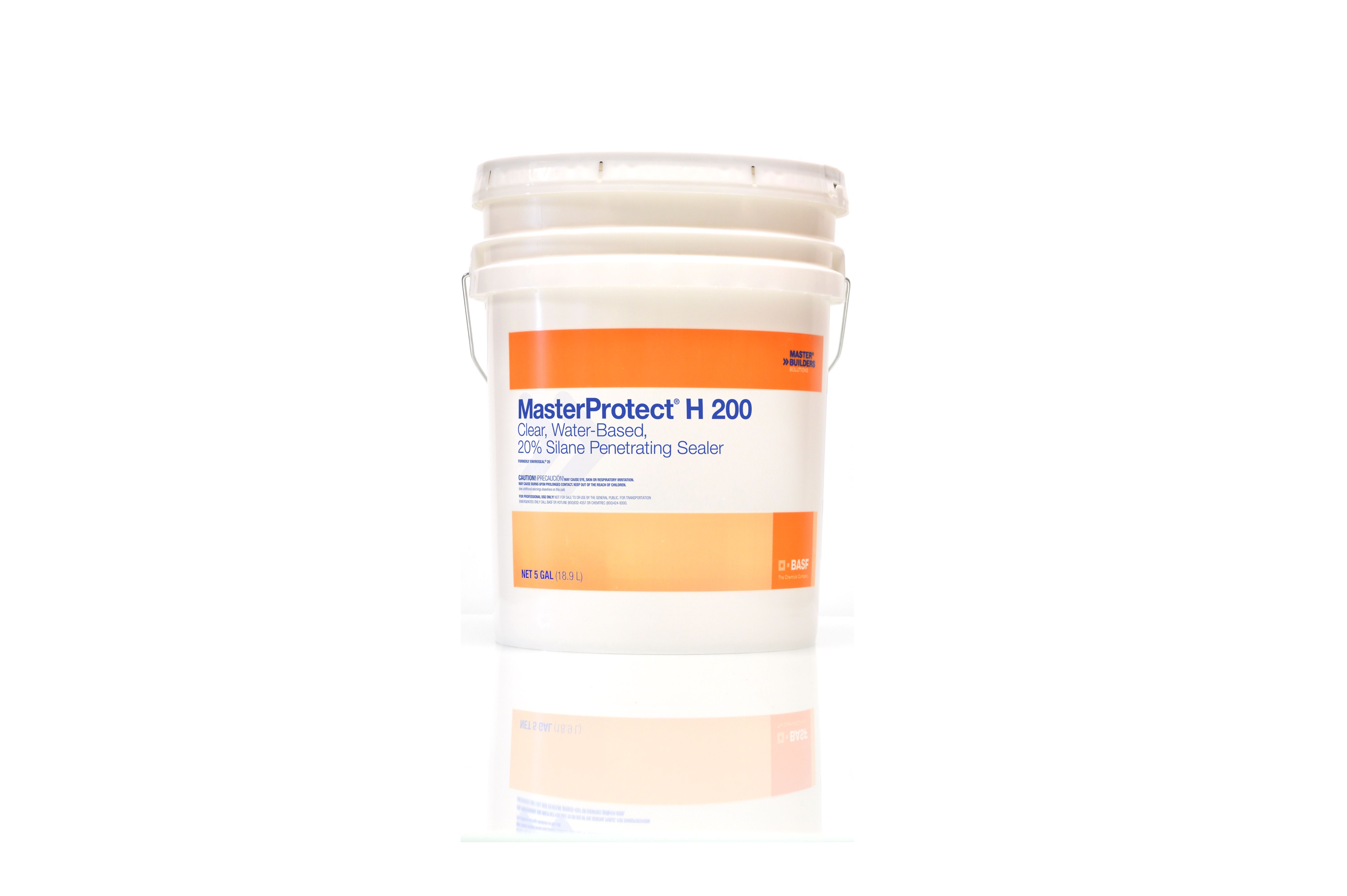 BASF MasterProtect H 200 Water-Based 20% Silane Penetrating Sealer - 5 Gallon Pail