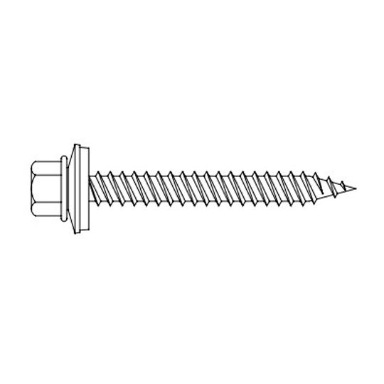 Fabral #9 x 1" Woodfast Fasteners Hartford Green