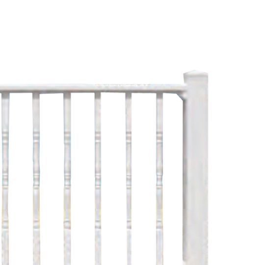 Poly Rail 4' x 36" TRX "A" Series Balusters with Mounts Gloss White